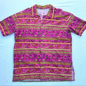 Tribal love button down